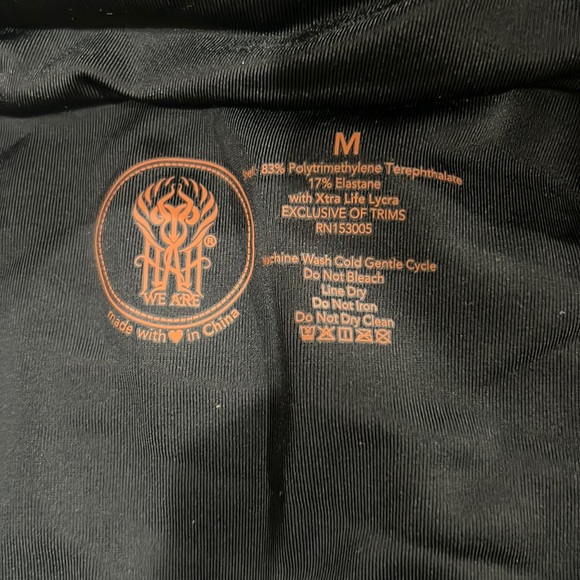 Bottom only We are hah brand swim suits size M bottom brand new black - Picture 3 of 11